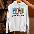 Read Your Heart Read Reading Librarian Book Across America Unisex Hoodie