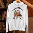 I Read Past My Bedtime Reading Dinosaur Book Lover Unisex Hoodie