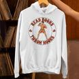 Reading Book Lover Boxer Boxing Lover Read Books Throw Hooks Unisex Hoodie