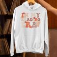 In My Reading Era Groovy Book Lovers Library Reading Women Unisex Hoodie In My Reading Era Groovy Book Lovers Library Reading Women Unisex Hoodie
