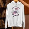 Reading Is My Favorite Sport Saying Cat And Book Lover Unisex Hoodie