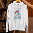 Reading Is Snow Much Fun Book Lover Winter Snowman Humor Unisex Hoodie Reading Is Snow Much Fun Book Lover Winter Snowman Humor Unisex Hoodie