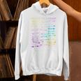 Return To Library Card Book Due Date Bookish Rainbow Reading Unisex Hoodie