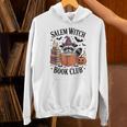 Salem WItch Book Club Halloween Raccoon Witch Reading Book Unisex Hoodie Salem WItch Book Club Halloween Raccoon Witch Reading Book Unisex Hoodie