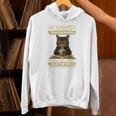 i Have Selective Hearing Cat Coffee Books Retro Unisex Hoodie