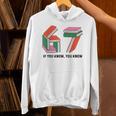 Six Seven 67 If You Know You Know 6 7 Reading Books Unisex Hoodie