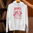 Valentines Book Lover Romance Books Are My Love Language Unisex Hoodie Valentines Book Lover Romance Books Are My Love Language Unisex Hoodie