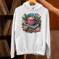 Vintage Cozy Winter Hot Cocoa Books Gingerbread Book Lovers Unisex Hoodie Vintage Cozy Winter Hot Cocoa Books Gingerbread Book Lovers Unisex Hoodie