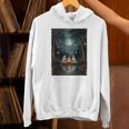 Vintage Ghost Book Reading Camping Gothic Halloween Teachers Unisex Hoodie Vintage Ghost Book Reading Camping Gothic Halloween Teachers Unisex Hoodie