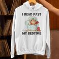 Vintage I Read Past My Bedtime Cute Sleeping Bear Book Lover Unisex Hoodie