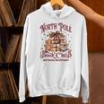Vintage Retro North Pole Book Club Hot Cocoa Unisex Hoodie Vintage Retro North Pole Book Club Hot Cocoa Unisex Hoodie