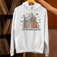 Wildflower Floral Book Just One More Chapter Unisex Hoodie Wildflower Floral Book Just One More Chapter Unisex Hoodie