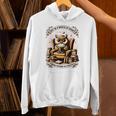 Wise Owl Reading Books Unisex Hoodie