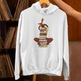 Woman And Books Stack Afro Girl Book Lover Unisex Hoodie Woman And Books Stack Afro Girl Book Lover Unisex Hoodie