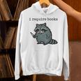 Women's i Require Books Raccoon Unisex Hoodie Women's i Require Books Raccoon Unisex Hoodie