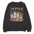 100th Day Of School Teacher Floral Books 100 Days Of Growing Unisex Sweatshirt 100th Day Of School Teacher Floral Books 100 Days Of Growing Unisex Sweatshirt