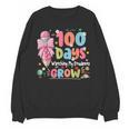 100th Day Of School Teacher Women Floral Books Unisex Sweatshirt 100th Day Of School Teacher Women Floral Books Unisex Sweatshirt