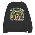 100th Day Of School Teachers Students Women Floral Books Unisex Sweatshirt 100th Day Of School Teachers Students Women Floral Books Unisex Sweatshirt