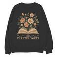 1985 Chapter Forty 40th Birthday Wildflower Book 40 Year Old Unisex Sweatshirt 1985 Chapter Forty 40th Birthday Wildflower Book 40 Year Old Unisex Sweatshirt