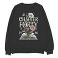 1986 Chapter Forty 40th Birthday Wildflower Book 40 Year Old Unisex Sweatshirt