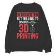 3D Printer Introvert 3D Printing Unisex Sweatshirt 3D Printer Introvert 3D Printing Unisex Sweatshirt