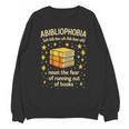 Abibliophobia Book Lover Reading Humor Graphic Unisex Sweatshirt