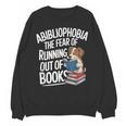 Abibliophobia Dog Book Lover Library Unisex Sweatshirt Abibliophobia Dog Book Lover Library Unisex Sweatshirt