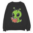 Alien Reading Book Believe In Yourself Kids Women Men Unisex Sweatshirt Alien Reading Book Believe In Yourself Kids Women Men Unisex Sweatshirt