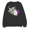 Asexual Book Lover LGBT Reading Pride Ace Flag Daisy Unisex Sweatshirt Asexual Book Lover LGBT Reading Pride Ace Flag Daisy Unisex Sweatshirt