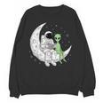 Astronaut Reading Book To Alien Moon Space Book Lover Men Unisex Sweatshirt Astronaut Reading Book To Alien Moon Space Book Lover Men Unisex Sweatshirt