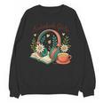 Audiobook Girlie Headphones Book Tea Love Unisex Sweatshirt