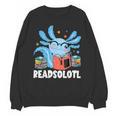 Axolotl Read Book Kawaii Reading Books For Men Women Unisex Sweatshirt