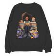 Back To School Afro Melanin Girl Reading Book Bookworm Unisex Sweatshirt Back To School Afro Melanin Girl Reading Book Bookworm Unisex Sweatshirt