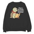 This Is My Book Character Costume Turtle Kids Reading Unisex Sweatshirt