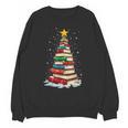 Book Christmas Tree Book Lover Teacher Librarian Unisex Sweatshirt Book Christmas Tree Book Lover Teacher Librarian Unisex Sweatshirt