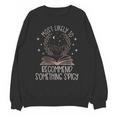 Book Club Shirts For Women Most Likely To Spicy Books Unisex Sweatshirt Book Club Shirts For Women Most Likely To Spicy Books Unisex Sweatshirt