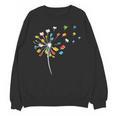 Book Dandelion Reading Lover Bookworm Bookish Librarian Read Unisex Sweatshirt