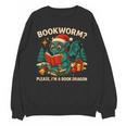 Book Dragon Christmas Reading For Fantasy Lovers Unisex Sweatshirt Book Dragon Christmas Reading For Fantasy Lovers Unisex Sweatshirt