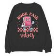 Book Fair Vibes School Librarian Retro 70s Reading Bookworm Unisex Sweatshirt Book Fair Vibes School Librarian Retro 70s Reading Bookworm Unisex Sweatshirt