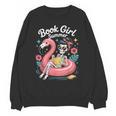 Book Girl Summer Skeleton Reading Books Lovers Beach Unisex Sweatshirt Book Girl Summer Skeleton Reading Books Lovers Beach Unisex Sweatshirt