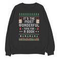 Book Lover Christmas Reader Ugly Sweater Tee Xmas New Year Unisex Sweatshirt Book Lover Christmas Reader Ugly Sweater Tee Xmas New Year Unisex Sweatshirt