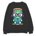 Book Lover Frankenstein's Monster With Reading Glasses Unisex Sweatshirt Book Lover Frankenstein's Monster With Reading Glasses Unisex Sweatshirt