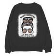 Book Lover What Happens At Book Club Stays Messy Bun Girls Unisex Sweatshirt