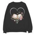 Book Lover Heart Shaped Reading Art Librarian Unisex Sweatshirt