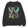 Book Lover Reading Fantasy Dragon Unisex Sweatshirt