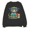Book Lover Reading Iguana Unisex Sweatshirt