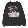 Book Lover's Pretty Girl's Read Books Unisex Sweatshirt