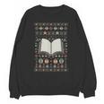 Book Reading Ugly Christmas Unisex Sweatshirt Book Reading Ugly Christmas Unisex Sweatshirt