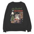 All Booked For Christmas Cute Bookish Cat Lover Unisex Sweatshirt All Booked For Christmas Cute Bookish Cat Lover Unisex Sweatshirt