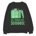 All Booked For St Patrick's Day Book Lover Lucky Shamrock Unisex Sweatshirt